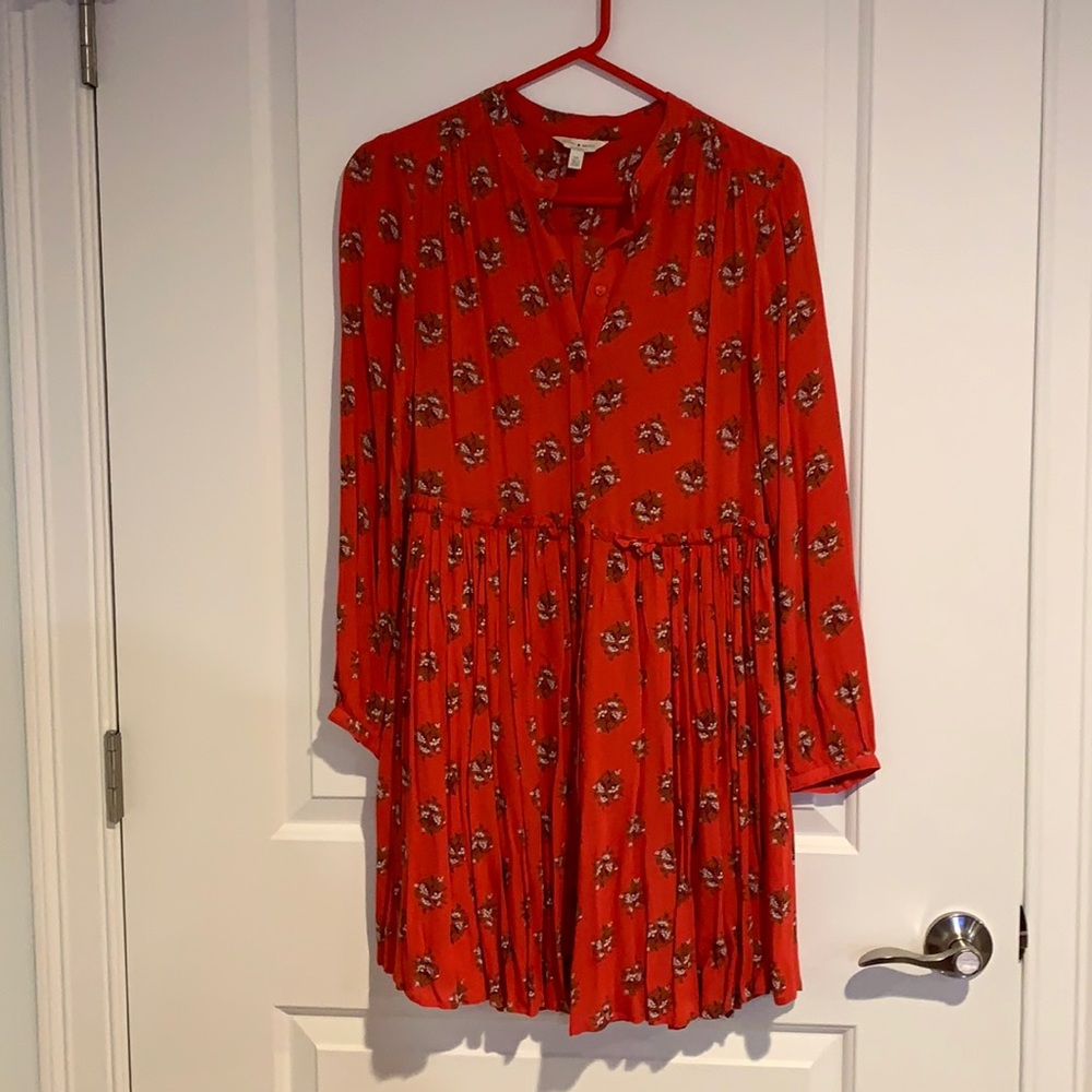 Lucky Brand Drop Waist Floral Dress